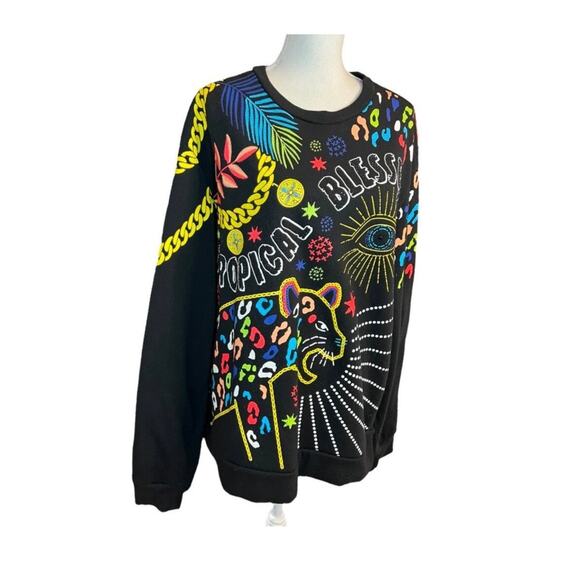 Switch Remarkable Limited Edition Unique Design Animal Print Sweatshirt Sz. 3X - Picture 2 of 8